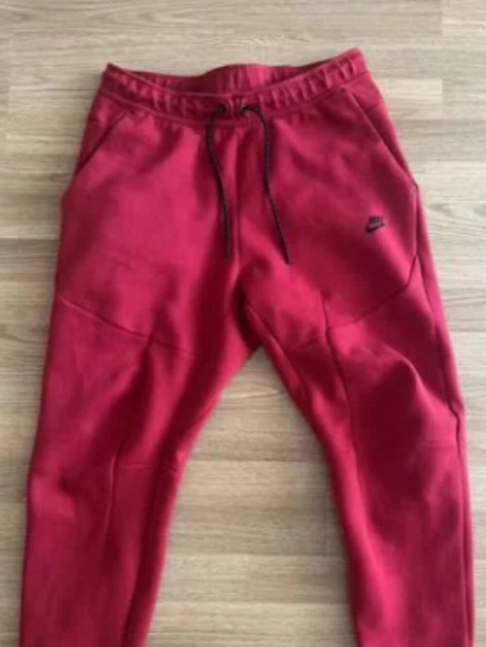 Nike Tech Fleece Red Jogger Sweatpants